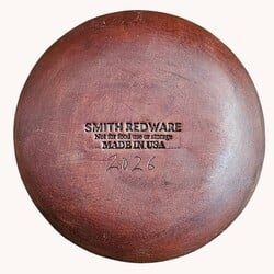 Smith Redware 1776-2026 with Flower Pot Round Plate - 6.5"