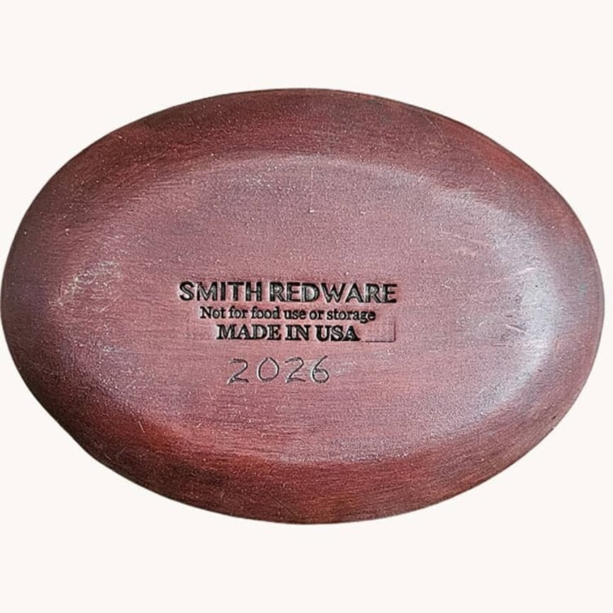 Smith Redware 1776 - 2026 We The People Oval Plate - 6.5 "
