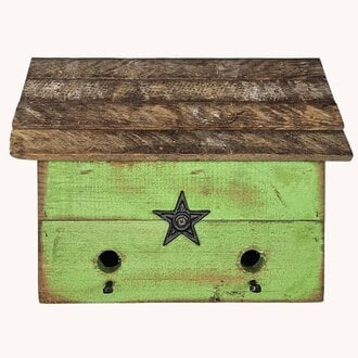 Bright Green Birdhouse- 14"
