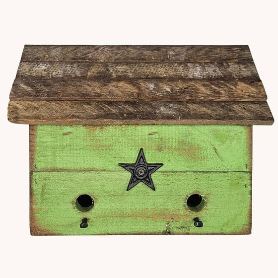 Bright Green Birdhouse- 14"