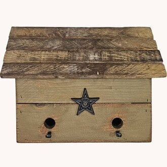 Sage Green Birdhouse - 14"