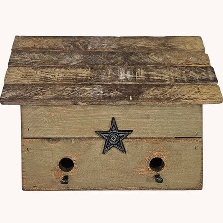 Sage Green Birdhouse - 14"