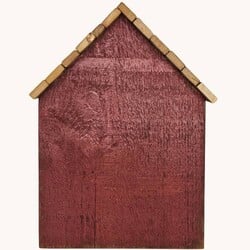 Betsy Ross Birdhouse Red White Blue - 12" x 7.25" x 16.5"