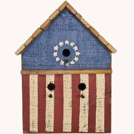 Betsy Ross Birdhouse - 16.5"