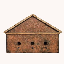 Birdhouse Burned Three Hole Golden Brown - 17" x 7" x 11.75"