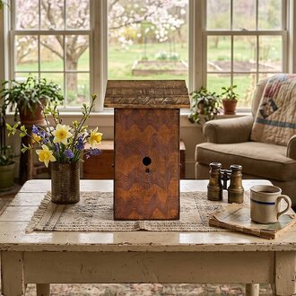 Birdhouse Three Hole Combed Stain - 16"