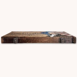 Terri Palmer Hand Painted Thomas Jefferson Life, Liberty & Pursuit of Happiness - 23" x 9.5"