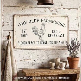 The Olde Farmhouse Sign