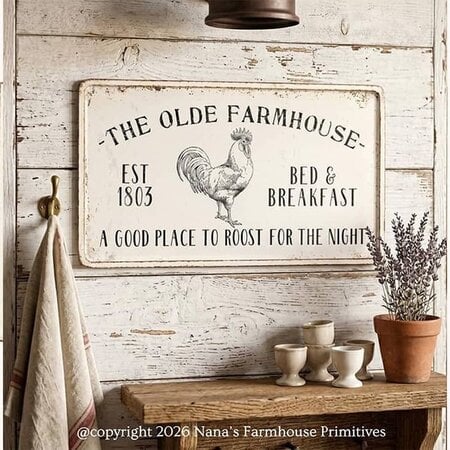 The Olde Farmhouse Sign