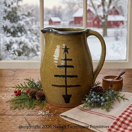 Feather Tree Pitcher - Small