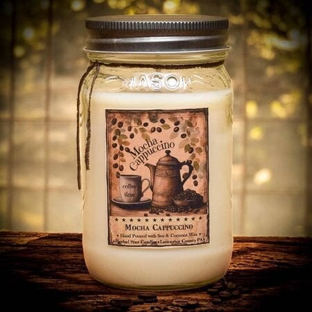 Mocha Cappuccino Soy Candle - 16oz