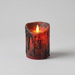 Bittersweet with Pumpkin Real Look Timer Pillar - 3x4