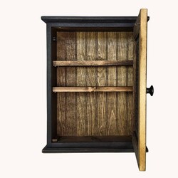Old MIll Medicine Cabinet Black Old Mill Insert - 21" x 15" x 6"