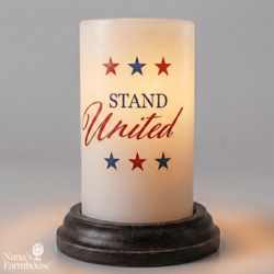 Stand United Stars Candle Sleeve - Vanilla