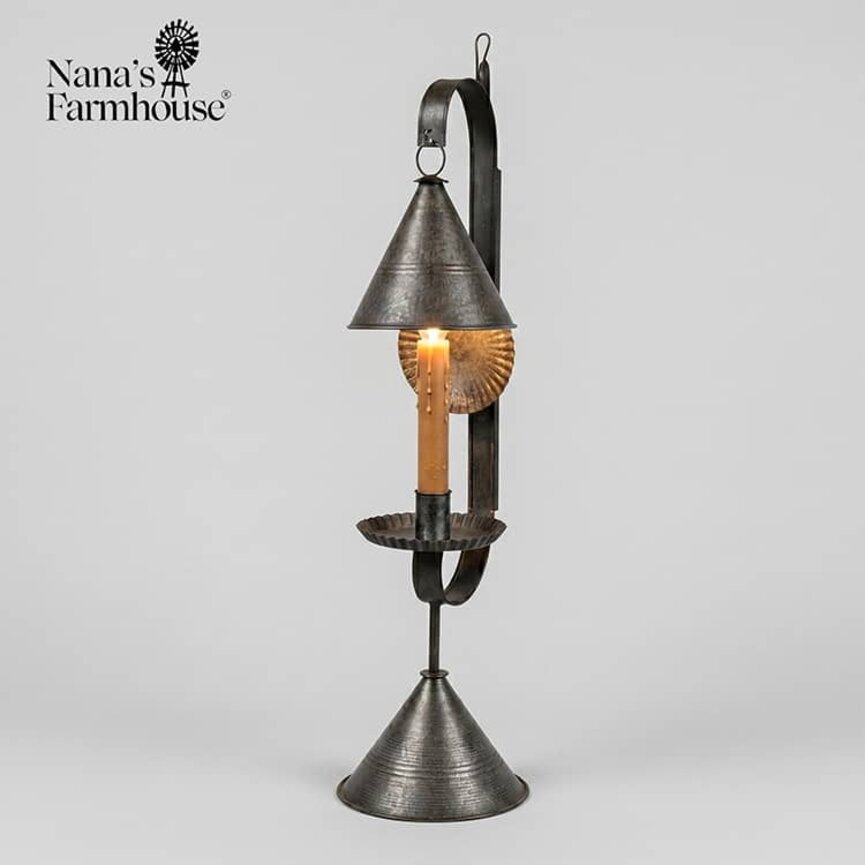 Single Bell with Reflector Table Lamp 25"