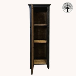 Single Door Colonial Cupboard - 49" x 14.5" x 11.5"