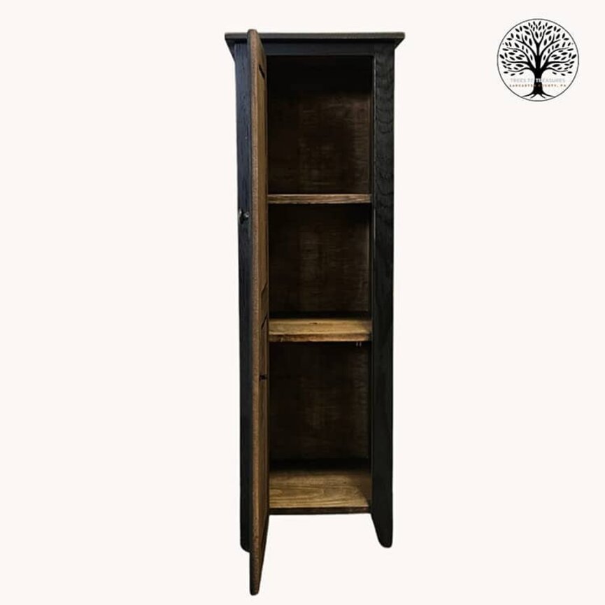 Single Door Colonial Cupboard - 49" x 14.5" x 11.5"