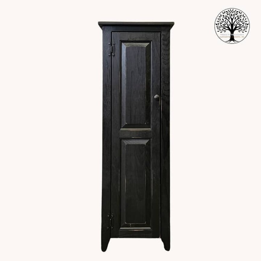 Single Door Colonial Cupboard - 49" x 14.5" x 11.5"