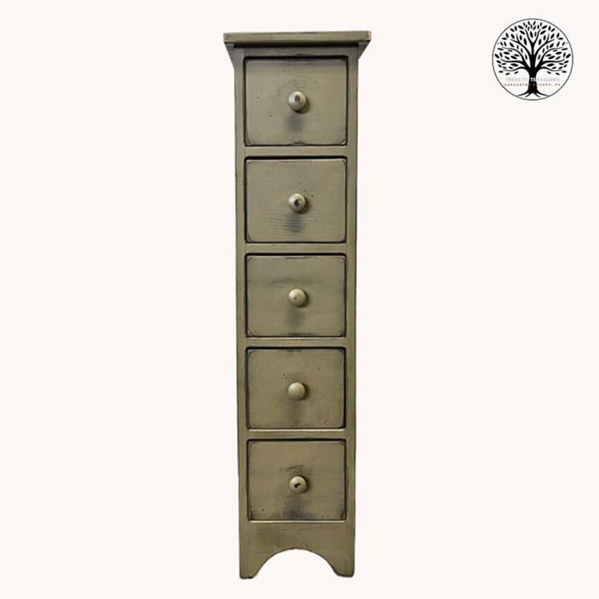 Five Drawer Candlestand - 39" x 8.5" x 9"