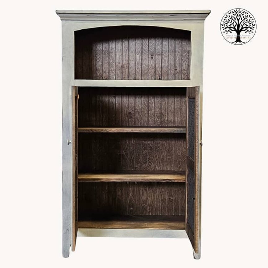 Old Mill Arched Pie Safe Buttermilk - 60"