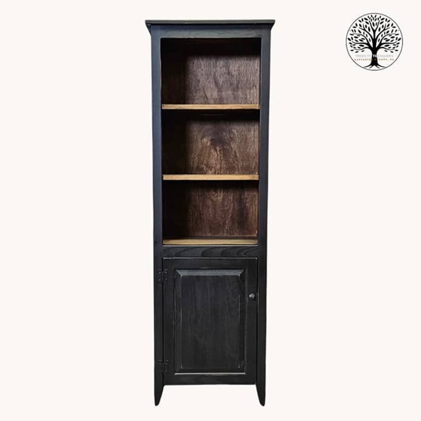 Book Shelf with One Door - 67" x 20" x 11.75"