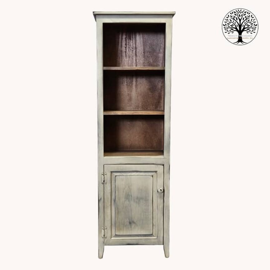 Book Shelf with One Door - 67" x 20" x 11.75"