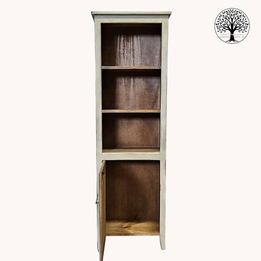 Book Shelf with One Door - 67" x 20" x 11.75"