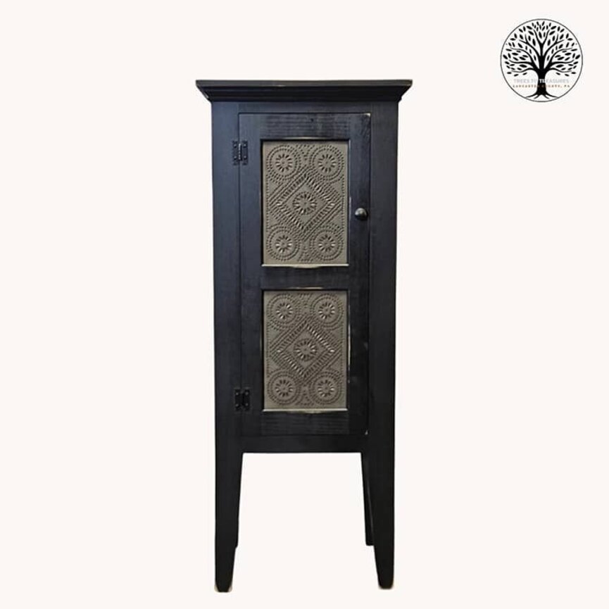 Jelly Cupboard Diamond Insert Black - 56" x 22.5" x 13"