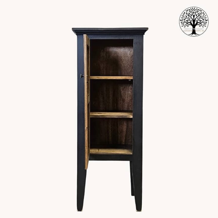 Jelly Cupboard Diamond Insert Black - 56" x 22.5" x 13"