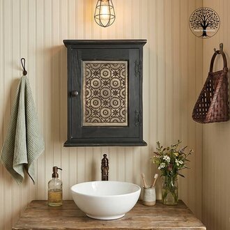 Old Mill Black Medicine Cabinet