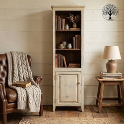 Book Shelf with One Door - 67" x 20" x 11.75"