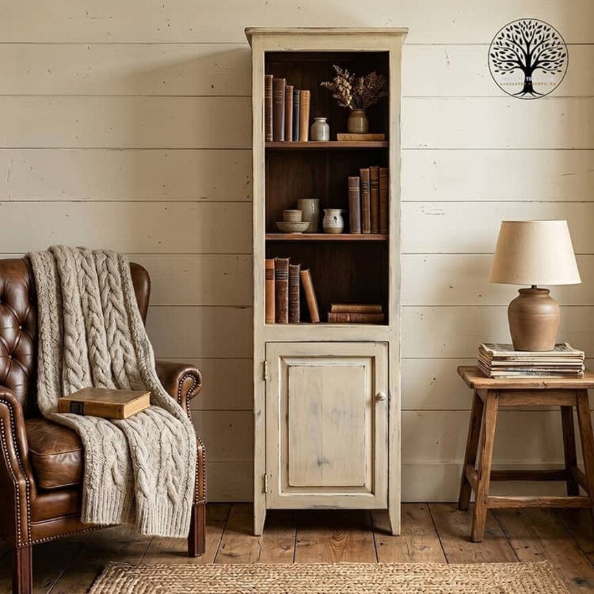 Book Shelf with One Door - 67" x 20" x 11.75"