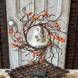 Wild Vine Bittersweet Candle Ring - 4" Inner 12" Dia