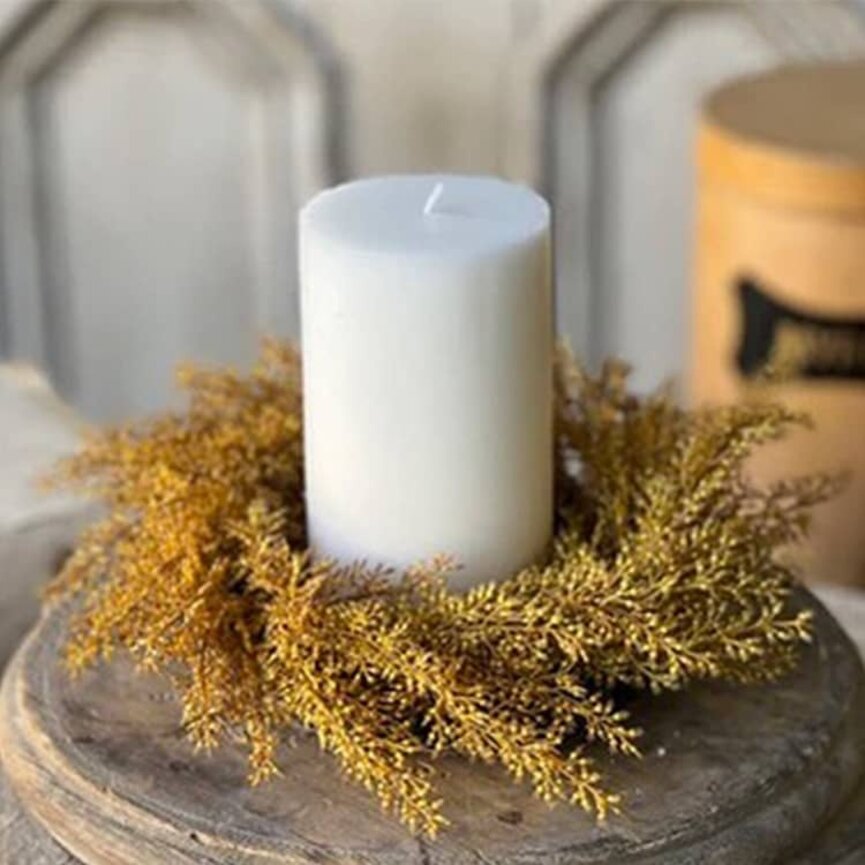 Whickham Wheat Candle Ring - 10"