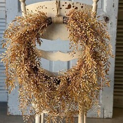 Ambermist Sage Hanging Wreath - 23.5"