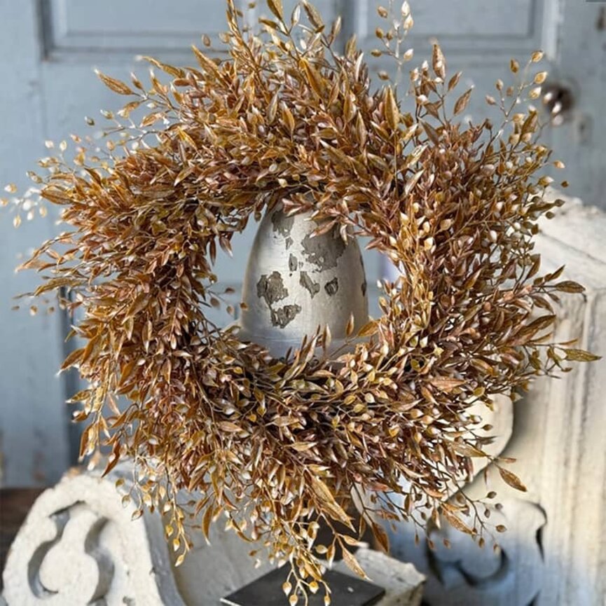 Ambermist Sage Wreath - 16"