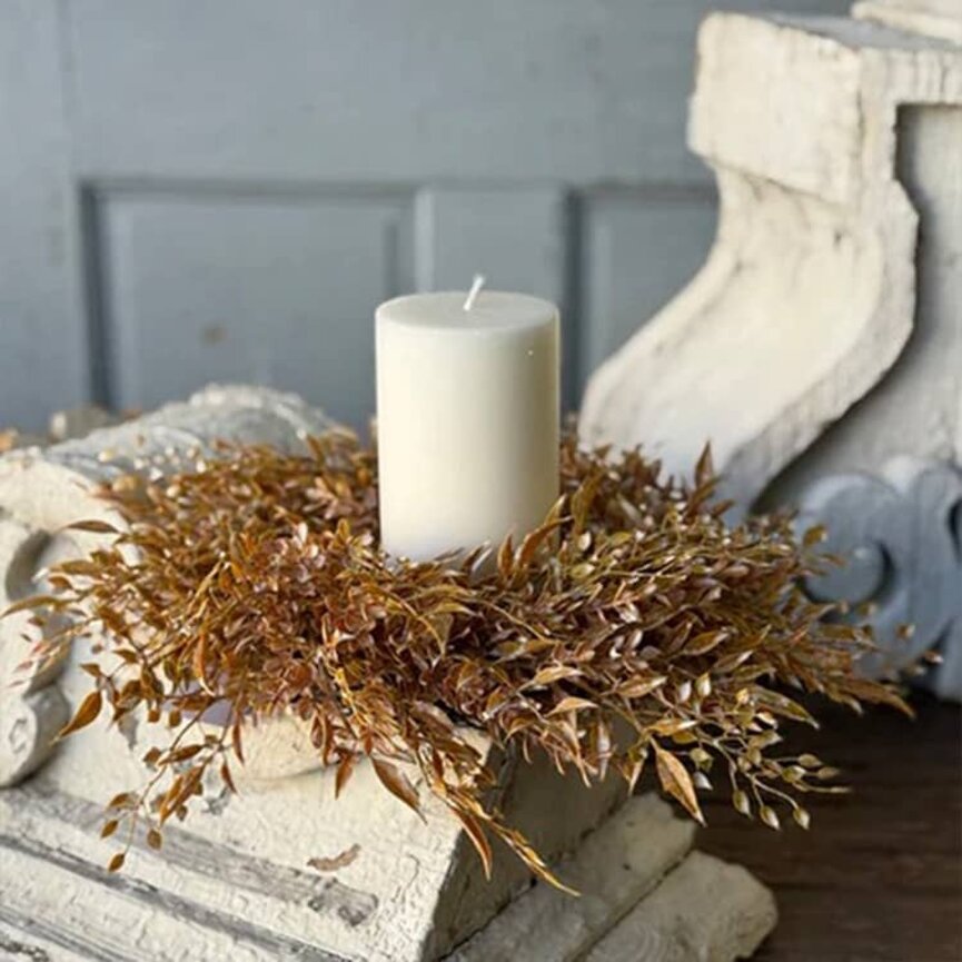 Ambermist Sage Wreath - 16"