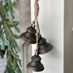 Bowstring Bell Drop Set 3 Earthen - 15.5"