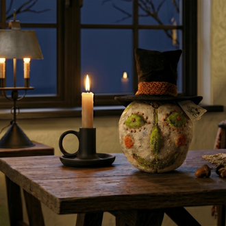 Jack O'Lantern Head - 9.5"