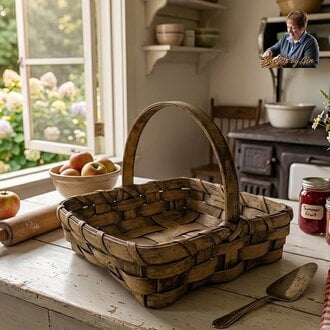 Square Pie Basket - Natural