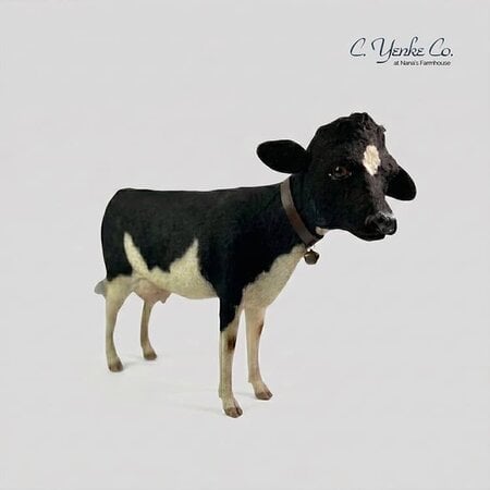 Large Holstein Cow Figurine - 10"