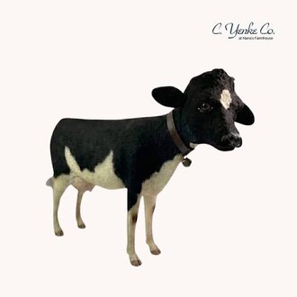 Large Holstein Cow Figurine - 10"