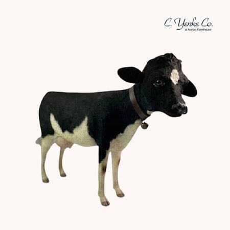 Large Holstein Cow Figurine - 10"