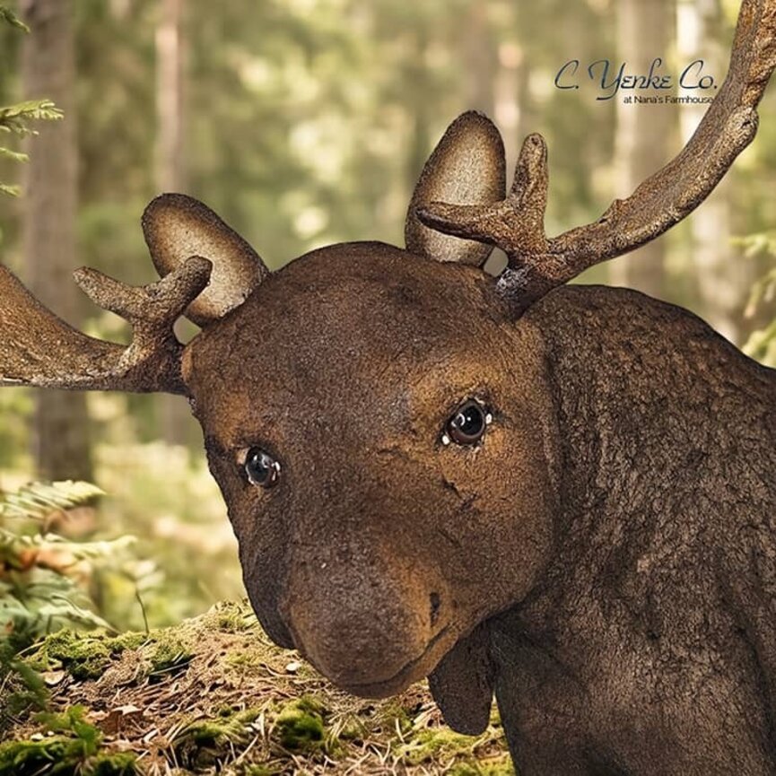 Moose with Antlers Small - 11"