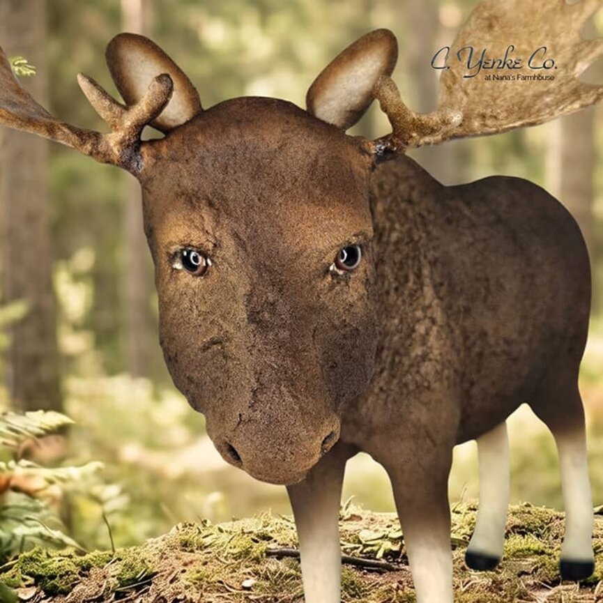 Moose W/Antlers Large -14"