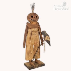 Jack-O Holding His Grungy Crow - 18"