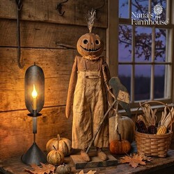 Jack-O Holding His Grungy Crow - 18"