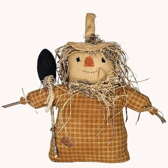 Scarecrow Doll with Black Crow