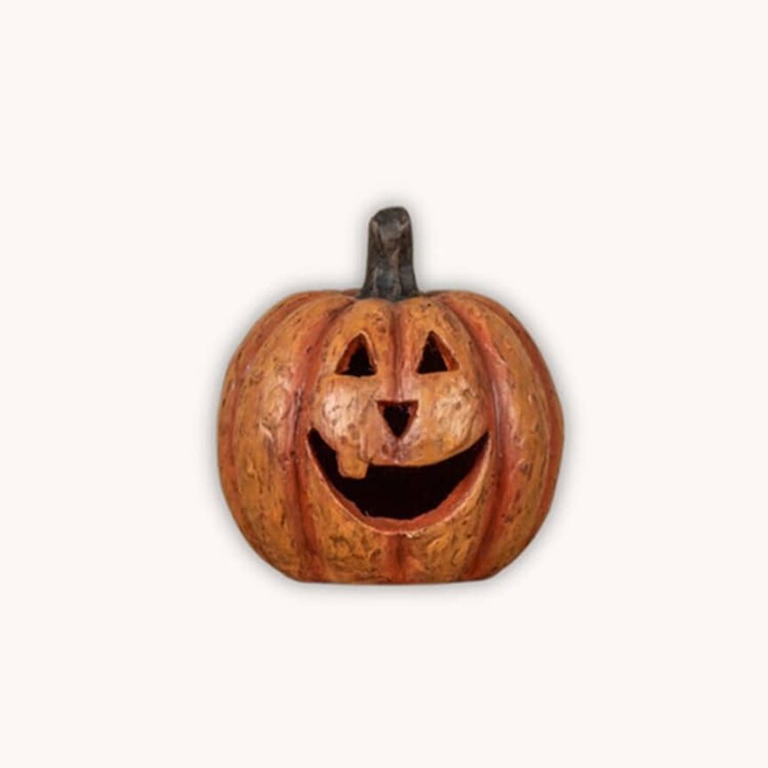 Orange Big Mouth Pumpkin - 5.5" x 5.25"