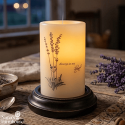 Always In My Heart Candle Sleeve - Vanilla